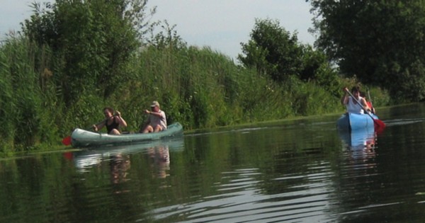 Kanufahren auf der Stever